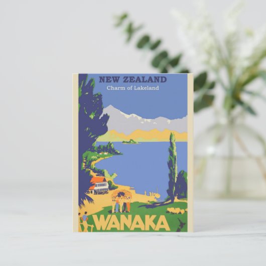 Neuseeland Reisen Postkarte (Stehend Vorderseite)