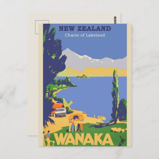 Neuseeland Reisen Postkarte (Vorne/Hinten)