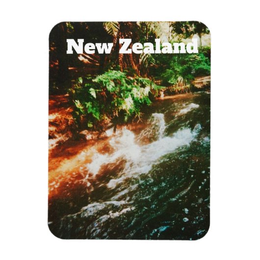 Neuseeland-Reiseposter Magnet (Vertikal)