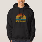 Neuseeland Retro Hoodie (Vorderseite)