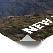 Neuseeland Rocks-Poster Poster (Ecke)