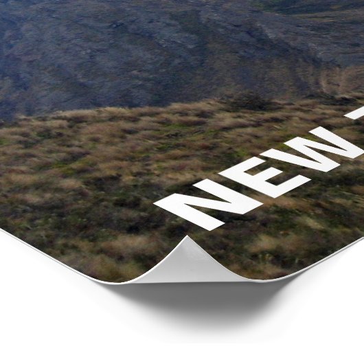 Neuseeland Rocks-Poster Poster (Ecke)