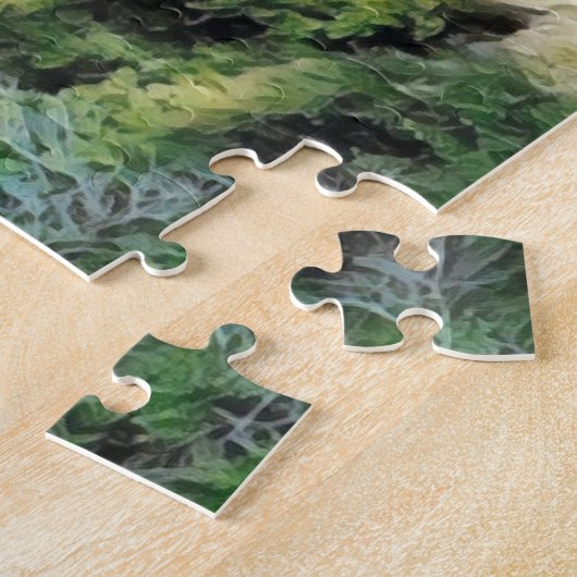 Neuseeland Rotorua Landschaft herausfordernd Puzzle (Seite)