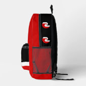 Neuseeland, Rucksack, Maori Flag, Wave / Surf Bedruckter Rucksack (Rechts)