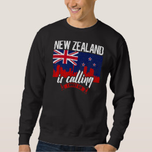 Neuseeland ruft an, dass ich Neuseeland fliegen mu Sweatshirt