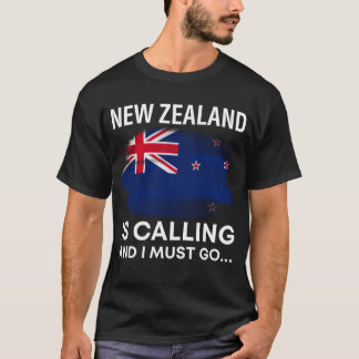 Neuseeland ruft an und ich muss in Kiwi-Städte geh T-Shirt
