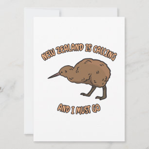Neuseeland ruft feiertagskarte