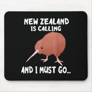Neuseeland ruft Kiwi-Vogel-Wildtier Mousepad