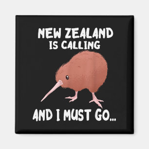 Neuseeland ruft Kiwi-Vogel-Wildtier-Tier Magnet