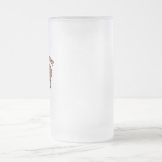 Neuseeland ruft mattglas bierglas (Mittel)