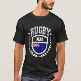 Neuseeland Rugby Gear Neuseeland Flag Sport T-Shirt