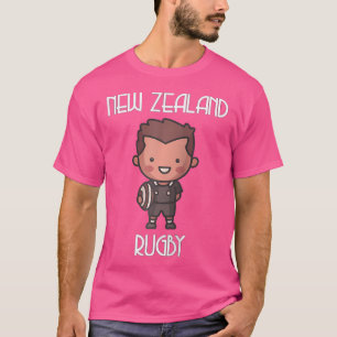 Neuseeland Rugby Player Child Baseball T-Shirt