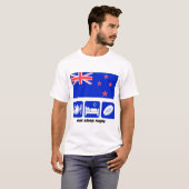 Neuseeland-Rugby T-Shirt (Vorne ganz)
