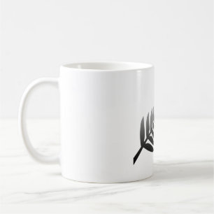 Neuseeland Rugby T Silver Fern Graphic for Rugby Kaffeetasse