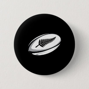 Neuseeland Rugby Trikot Button