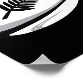 Neuseeland Rugby Trikot Poster (Ecke)