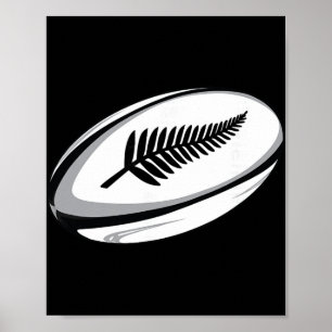 Neuseeland Rugby Trikot  Poster