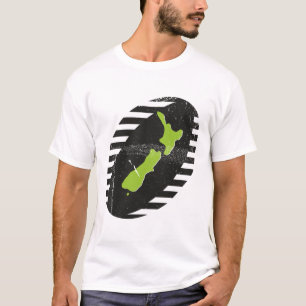 Neuseeland-Rugbyball-T-Shirt T-Shirt
