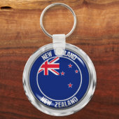 Neuseeland-RundEmblem Schlüsselanhänger (Vorderseite)