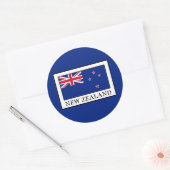Neuseeland Runder Aufkleber (Umschlag)