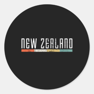 Neuseeland Runder Aufkleber
