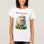 Neuseeland Schaf T-Shirt (Vorderseite)