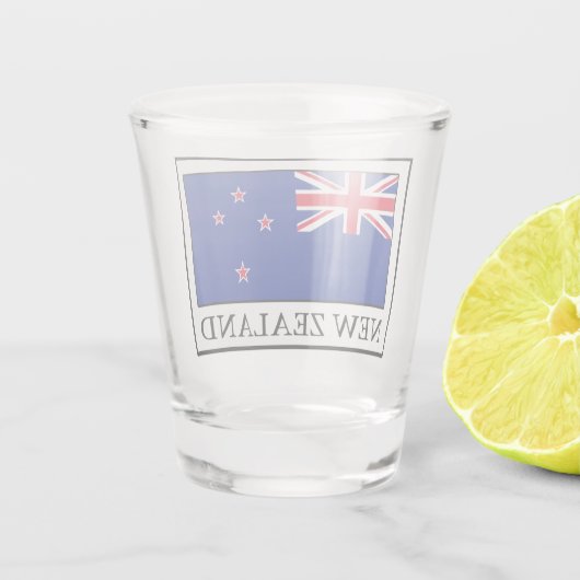 Neuseeland Schnapsglas (Rückseite)