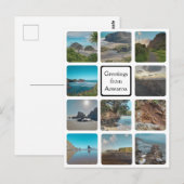 Neuseeland Sea View Postkarte (Vorne/Hinten)