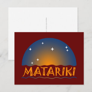 Neuseeland Seven Sisters Maori MATARIKI 1b Postkarte