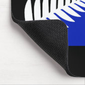 Neuseeland Silberfahne Mousepad (Ecke)