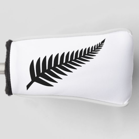 Neuseeland Silberfarn Golf Headcover (Vorderseite)