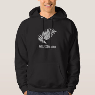 Neuseeland Silberfarn Kapuzenpullover Hoodie