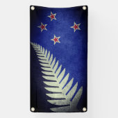 Neuseeland Silver Fern Banner (Vertikal)