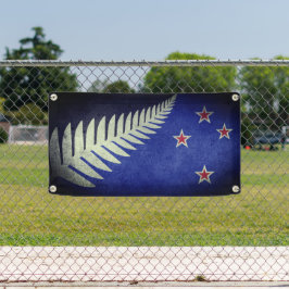 Neuseeland Silver Fern Banner