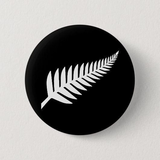 Neuseeland Silver Fern Button (Vorderseite)