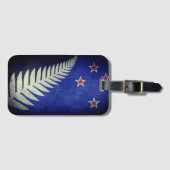 Neuseeland Silver Fern Gepäckanhänger (Vorderseite (Horizontal))
