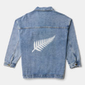 Neuseeland Silver Fern Jeansjacke (Rückseite)
