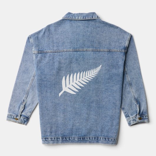 Neuseeland Silver Fern Jeansjacke (Rückseite)