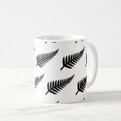Neuseeland Silver Fern Kaffeetasse (VorderseiteRechts)