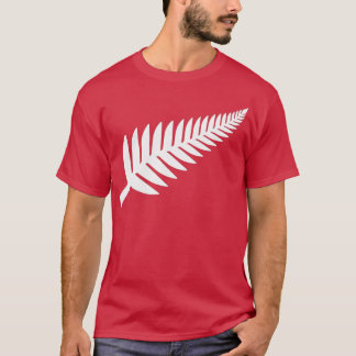 Neuseeland Silver Fern NZ Black Proud Kiwi Rugby T-Shirt