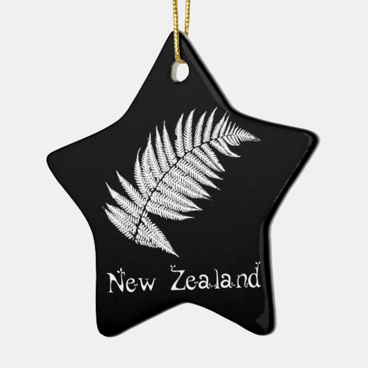 Neuseeland Silver Fern Ornament (Links)