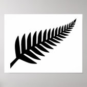 Neuseeland Silver Fern Poster (Vorne)