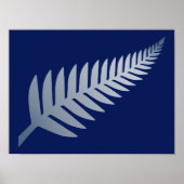 Neuseeland Silver Fern Poster (Vorne)