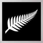 Neuseeland Silver Fern Poster (Vorne)