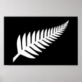 Neuseeland Silver Fern Poster (Vorne)