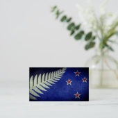 Neuseeland Silver Fern Visitenkarte (Stehend Vorderseite)