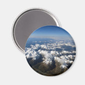 Neuseeland South Island Mountain Sky View Magnet (Vorderseite/Rückseite)