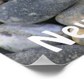 Neuseeland...Steine! Poster (Ecke)