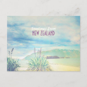 Neuseeland Strand&Berg Postkarte