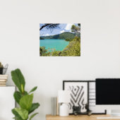 Neuseeland, Südinsel, Marlborough Sounds. Poster (Heimbüro)